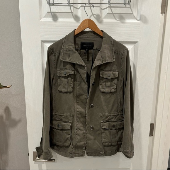 BCBG Max Azria Bronnen Safari / Utility Jacket size Medium - Picture 5 of 14
